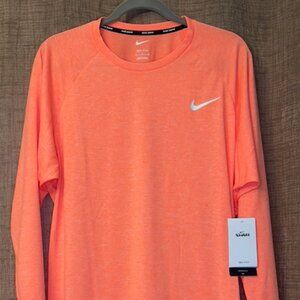 NIKE HEATHERED LONG SLEEVE HYDROGUARD SWIM SHIRT NESSA590-822 MENS SIZE XLARGE